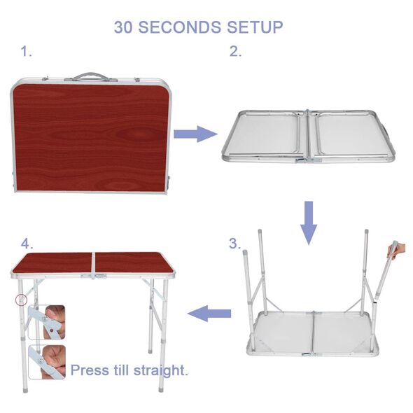 Folding-table-6 طاولة الالمنيوم قابلة للطي والتفكيك